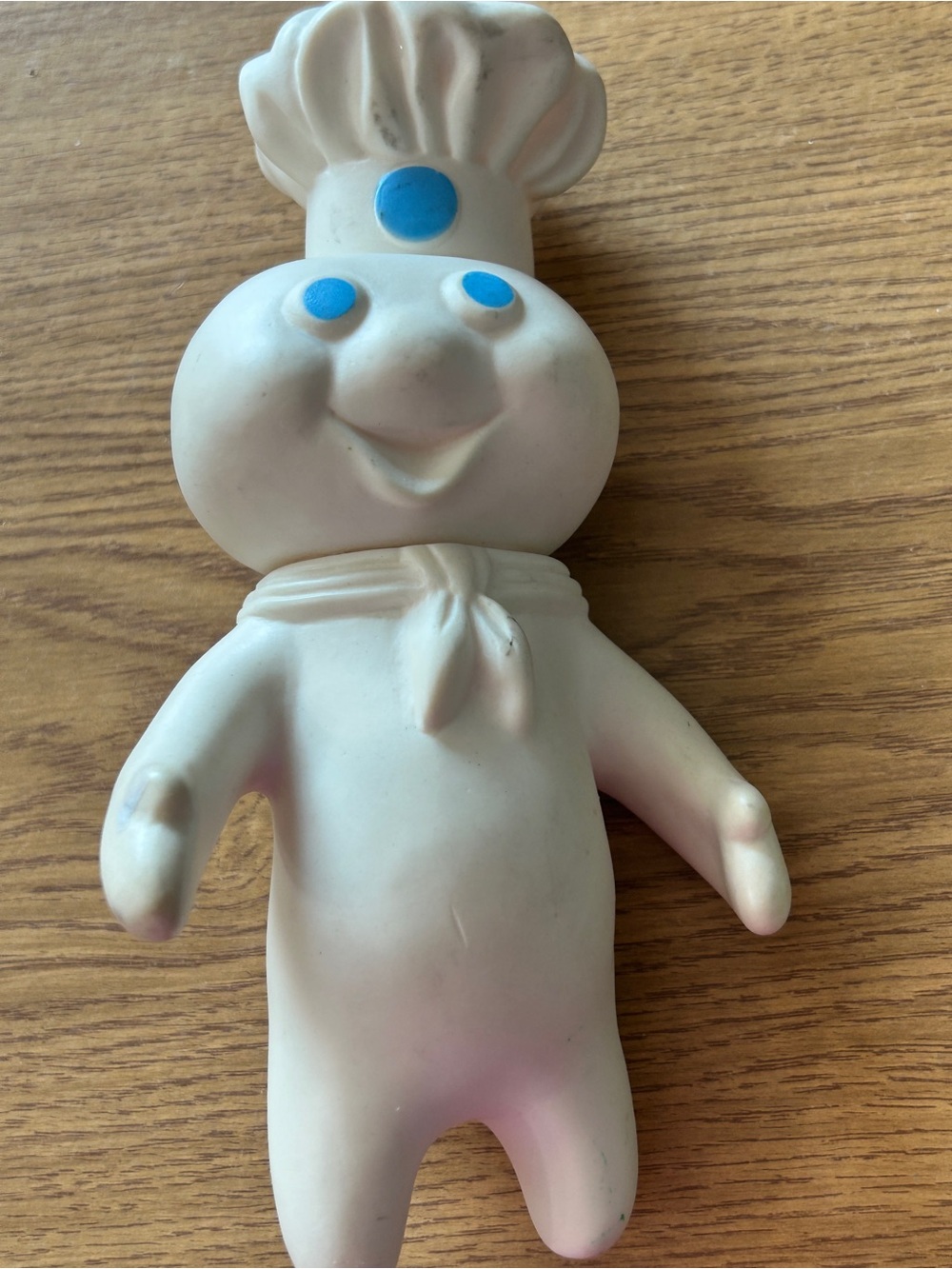 Vintage 1971 Pillsbury Doughboy “Poppin’ Fresh” Rubber 7" Doll,  Swivel Head